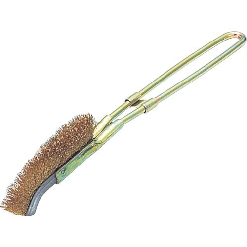 チャンネルブラシJ型真鍮