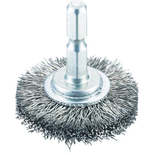 軸付ホイールブラシφ38X軸6.35
