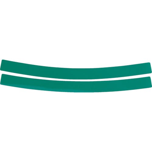 ヘルメット用反射シール緑10本入