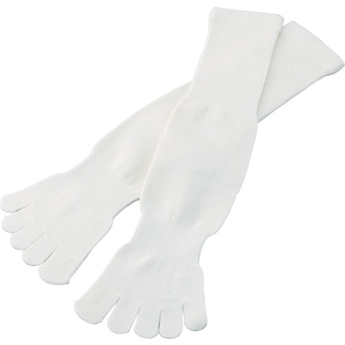 軍足5本指4足組アイボリー