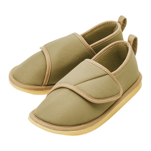 転倒予防シューズつま先つき うぐいすLL