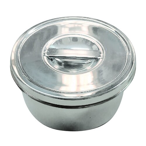 ツマミ付き ステンレス丸型ポット 1.1L