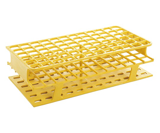 一体成型試験管立て 黄 16径mm