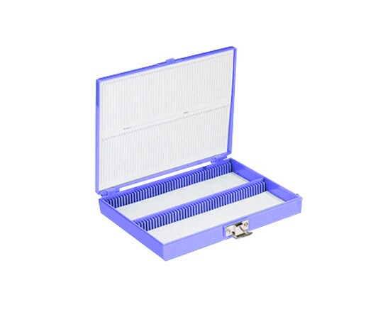 カラースライドボックス 100枚用 青