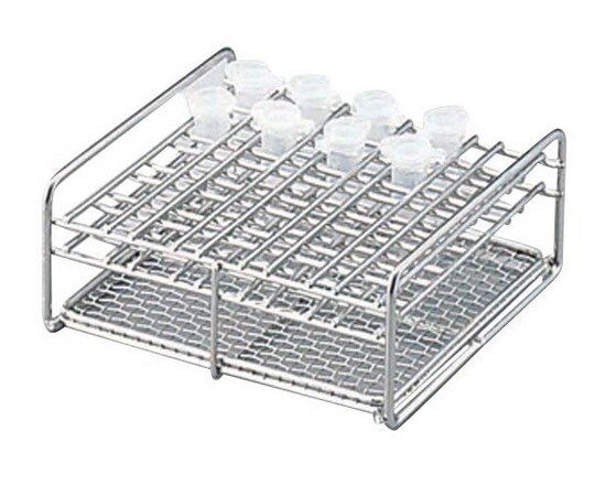 サンプルチューブ立て(ステンレス製)