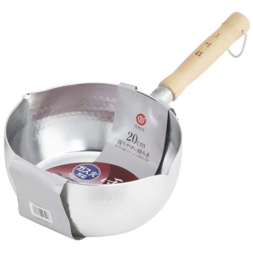 美味(うまい)技 槌目雪平鍋 20CM