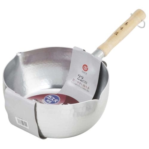 美味(うまい)技 槌目雪平鍋 22CM