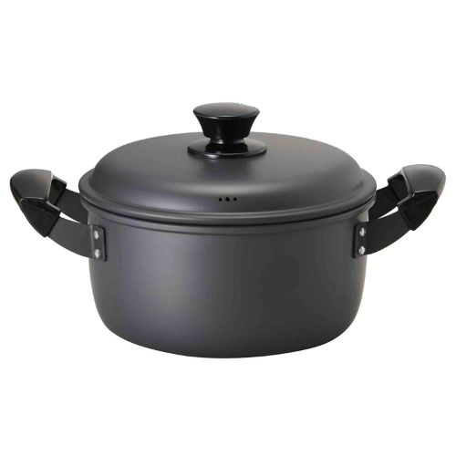 硬質アルマイト 両手鍋 20cm