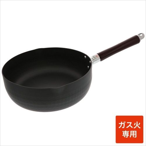 硬質アルマイト 槌目 雪平鍋 24cm