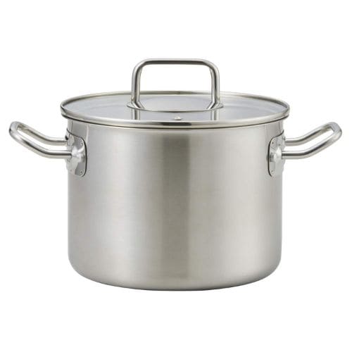 軽くて見えるステンレスシチューポット20cm