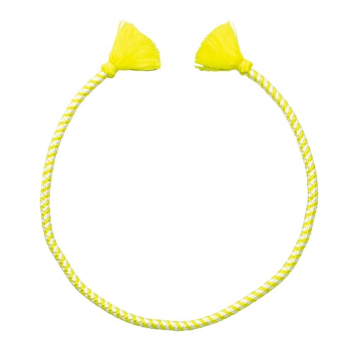 かんたんねじりはちまき 黄/白