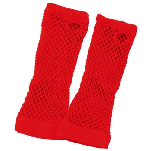 カラーメッシュグローブ 赤