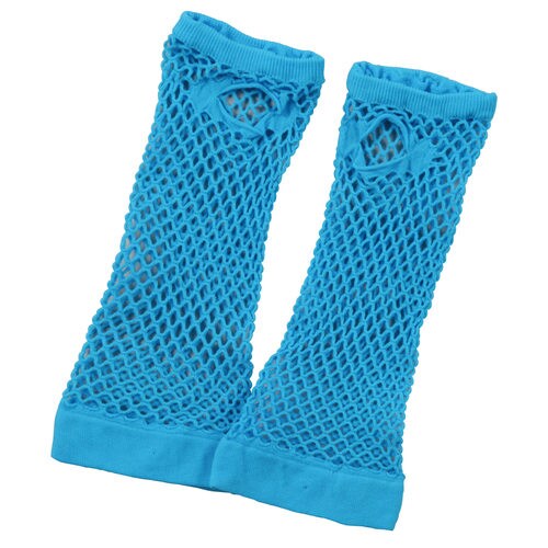 カラーメッシュグローブ 青