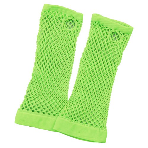 カラーメッシュグローブ蛍光グリーン