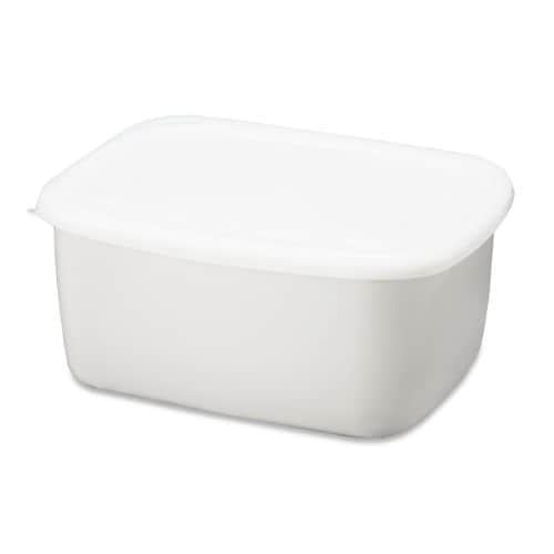 ホーローぬか漬けポット角3.3型 ホワイト