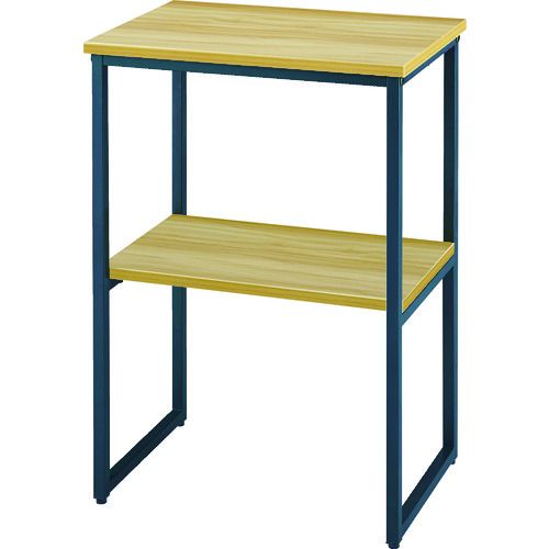 電話台500X350X730H木天板+黒脚