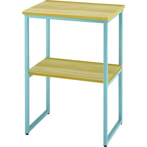 電話台500X350X730H木天板+灰脚