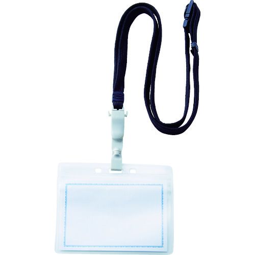 回転名札大サイズ紐タイプ黒