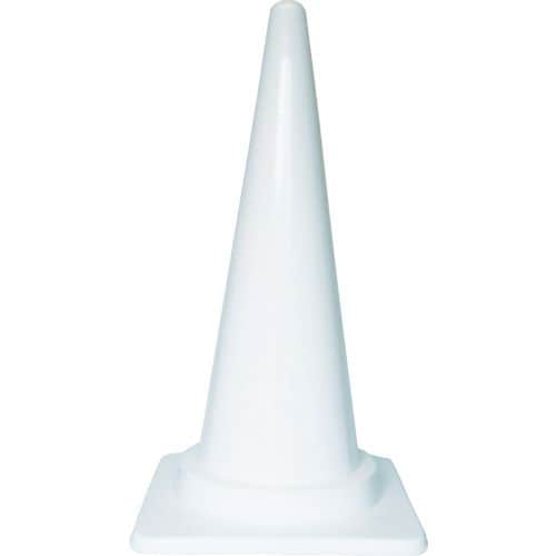 安全コーン幅380mmX高さ700mmホワイト