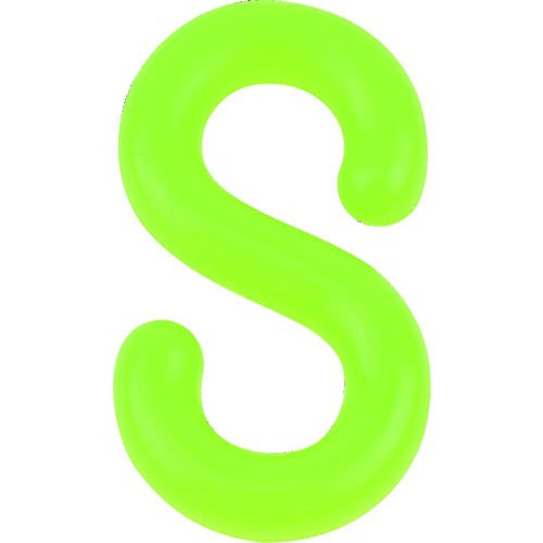 プラフックS型蛍光イエロー6MM(2個入)