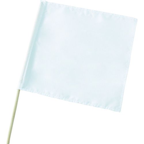 手旗白木棒セット旗部450X450MM