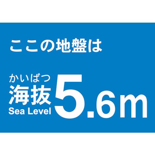 海抜ステッカー5.6m(2枚入)