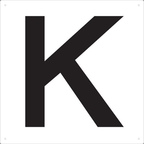 表示板アルファベット「K」420X420