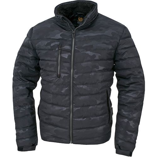 防寒ジャケットG−109063チャコールカモフラL