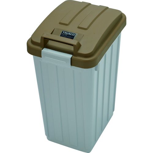 カラー分別ボックス45Lハンドル付ブラウン