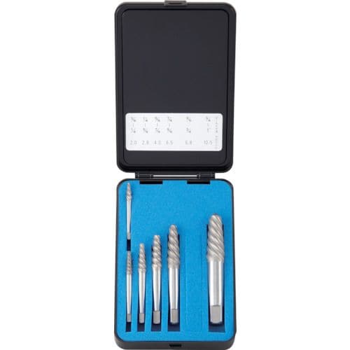 エキストラクターセットラセン型6本組樹脂ケース入