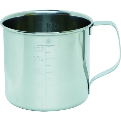 ステンレスビーカー注ぎ口無0.5L92X90