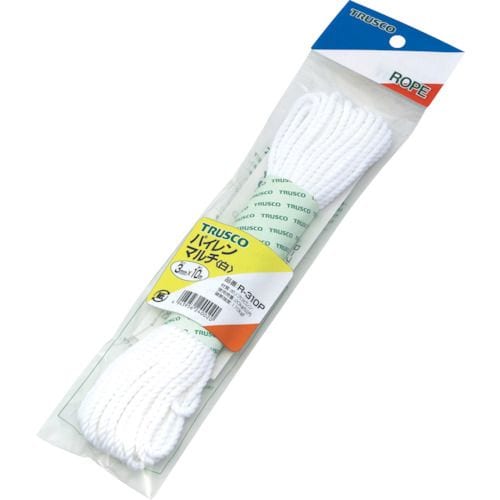 パイレンカラーロープ3つ打線径3mmX長さ10m白