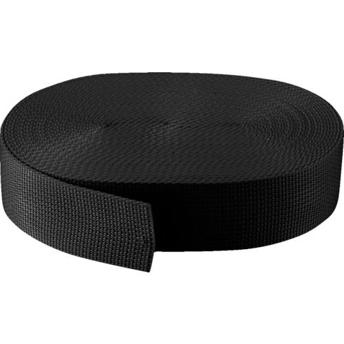 PPベルト幅40mmX長さ10m黒
