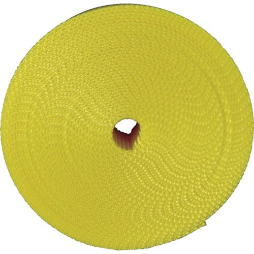 ナイロン平ベル1.2t×25mm×5m黄色