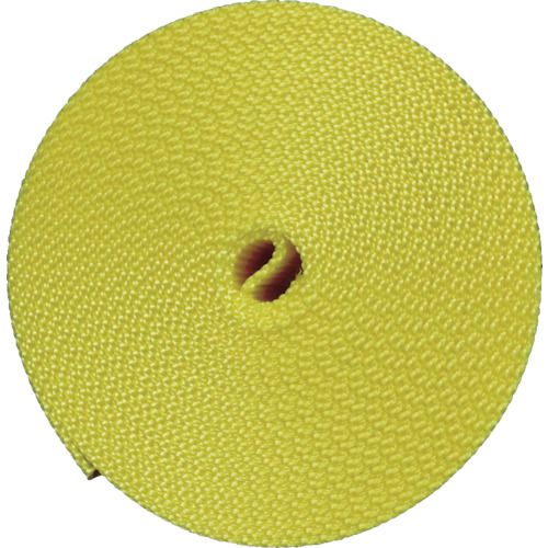 ナイロン平ベル1.6t×30mm×5m黄色