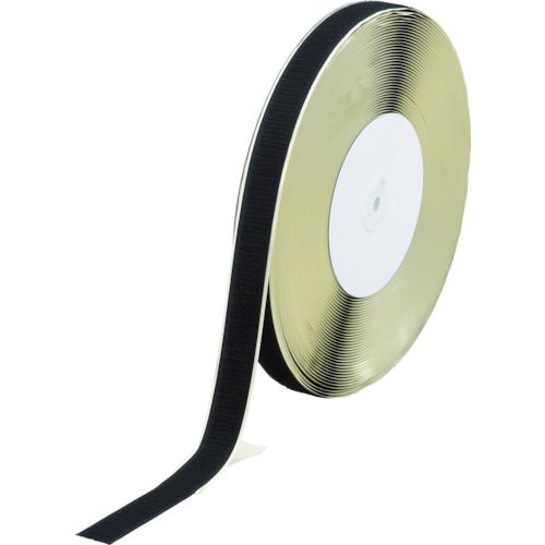 マジックテープR 糊付A側幅25mmX長さ25m黒