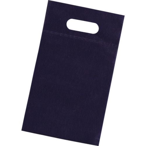 不織布小判抜き手提げバッグS10枚入ネイビー