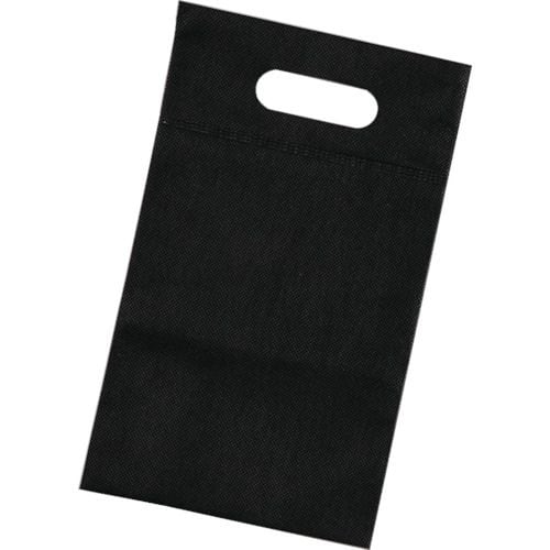 不織布小判抜き手提げバッグS10枚入ブラック
