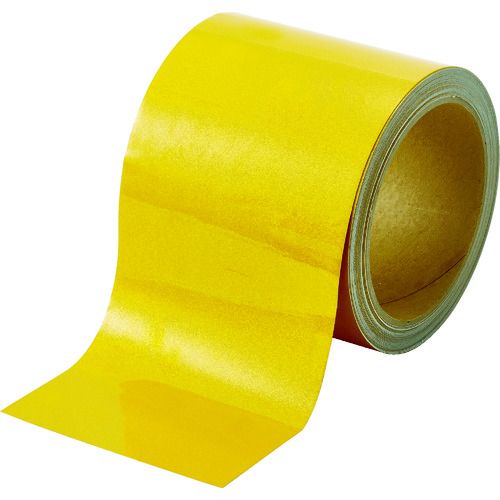 再帰反射テープ90MMX10M黄