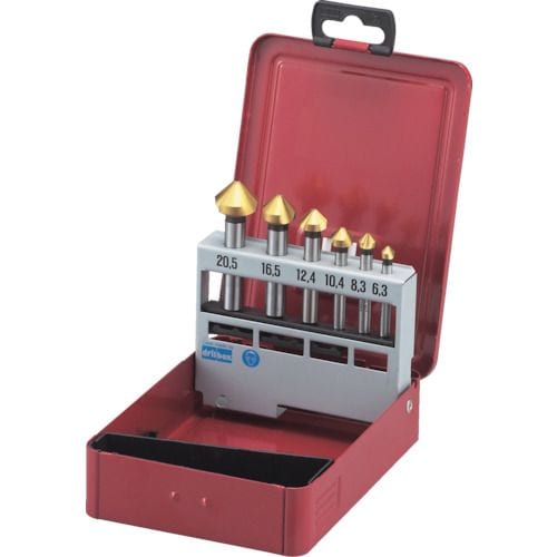 カウンターシンクセットチタンコーティング6本組