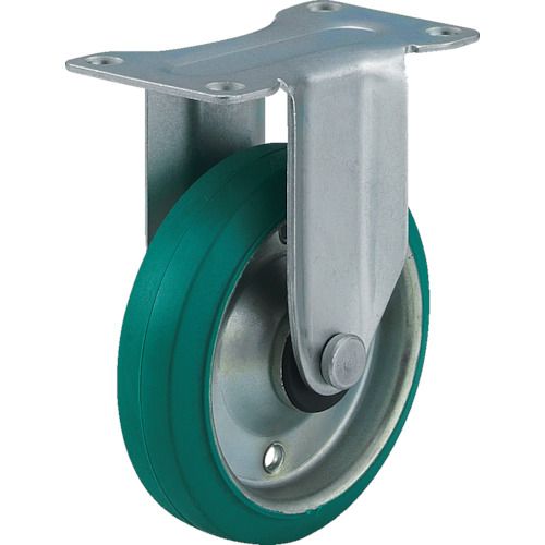 エコ運搬車用キャスター三価クロムメッキ径100固定