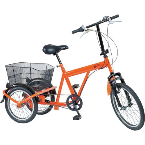 災害時用ノーパンク三輪自転車ハザードランナートライ