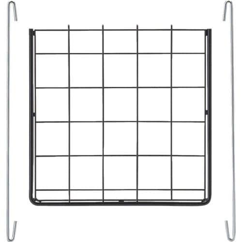 メッシュ棚板(ステー付)255X260黒