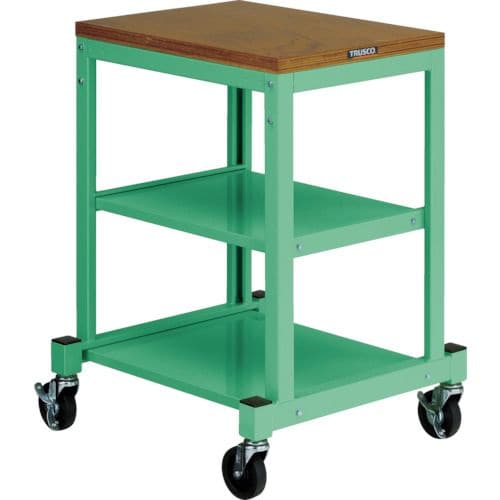 BN型小型作業台450X600キャスター付YG色