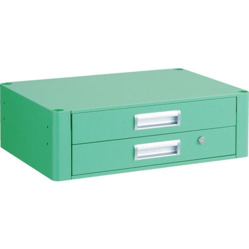 ファルコンワゴン2段引出600X400YG色