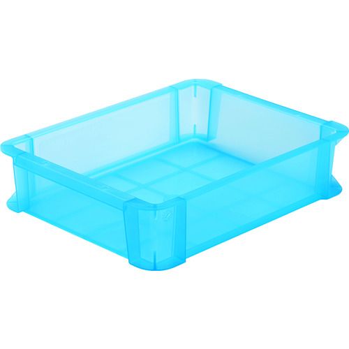 スケルトンカラーコンテナ6L青