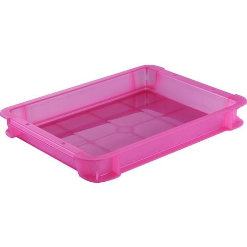 スケルトンカラーコンテナ3L赤