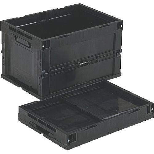 導電性折り畳みコンテナ50L黒