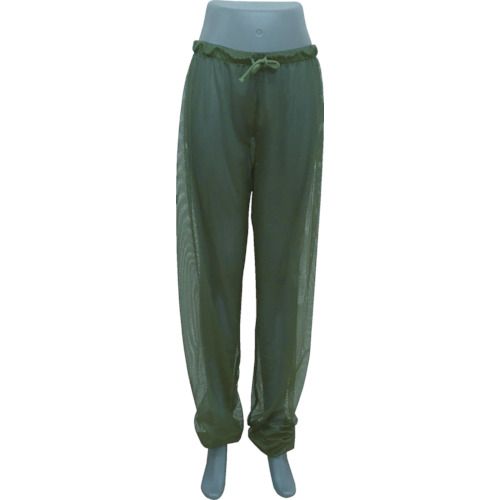 虫よけメッシュパンツフリーサイズサファリグリーン