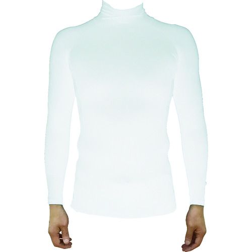 虫よけUVクールロングスリーブインナーホワイトL